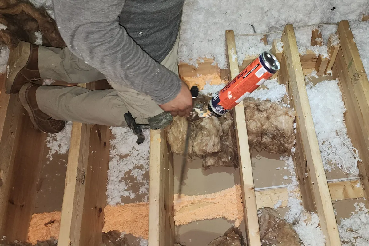 Air Sealing a House in NC: What It Fixes